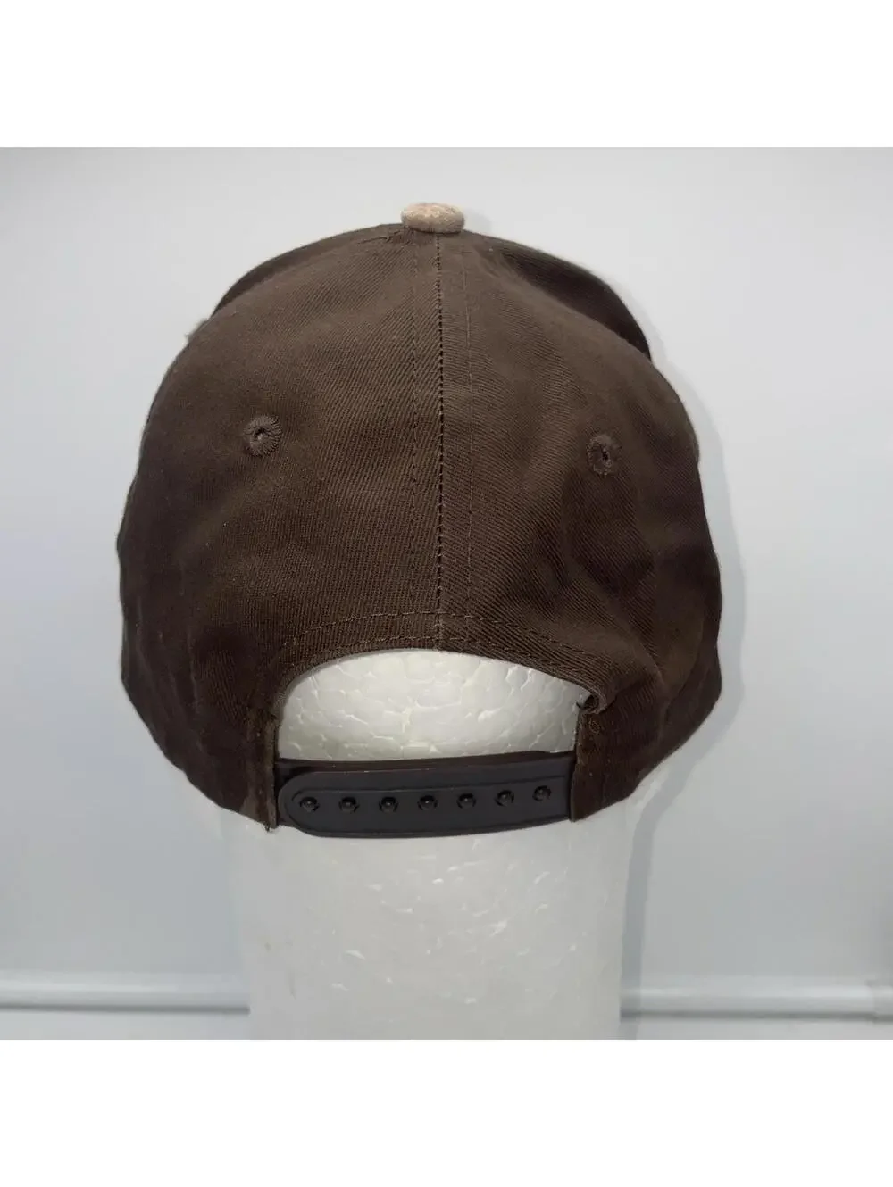 UPS Hat With Mountain Graphic Embroidery  Brown Tan SnapBack OSFA